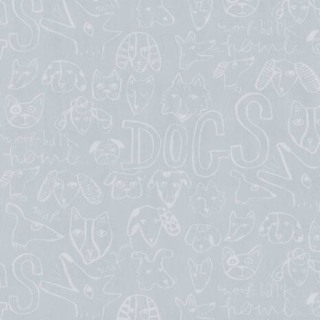 BN Wallcoverings Smalltalk 219250 - Blauw - Groen Behang