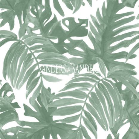 Sanders & Sanders 935265 - Groen Behang