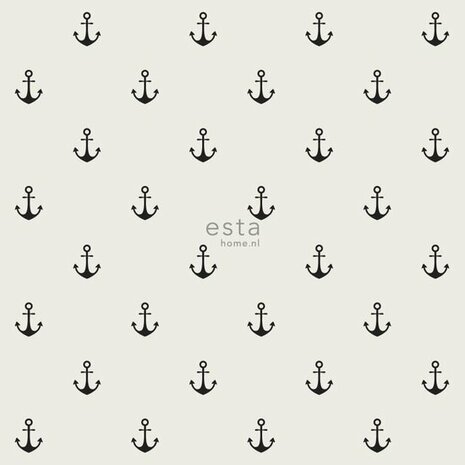 Esta Regatta Crew - Surf Edition 128873 - Zwart - Beige Behang