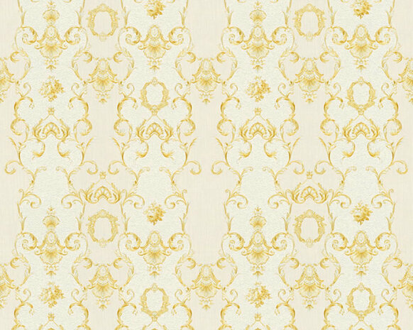 AS Creation Chateau 5 34392-1 - Goud / Creme Behang