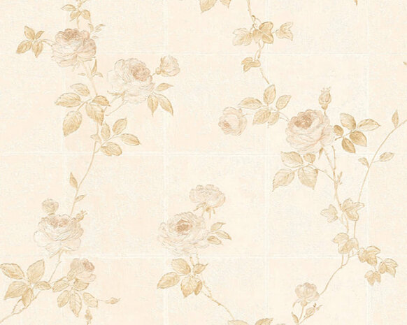AS Creation Chateau 5 34501-2 - Brons / Beige Behang