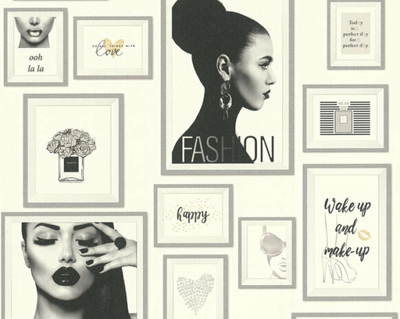 AS Creation Metropolitan Stories | 36918-2 - Grijs / Zwart Behang