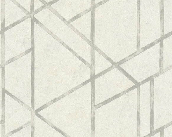 AS Creation Metropolitan Stories | 36928-5 - Zilver / Grijs Behang