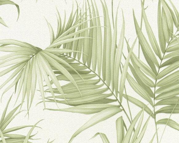 AS Creation Michalsky Dream Again 36505-1 - Groen / Creme Behang