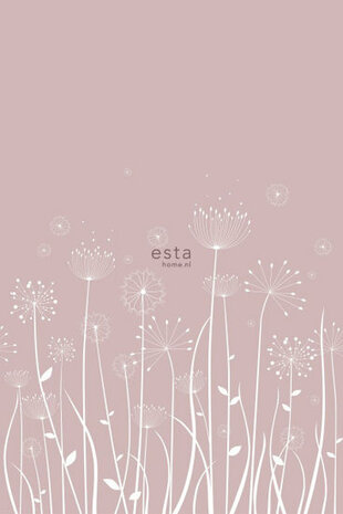 Esta Home Scandi Cool 158905 - Roze Behang