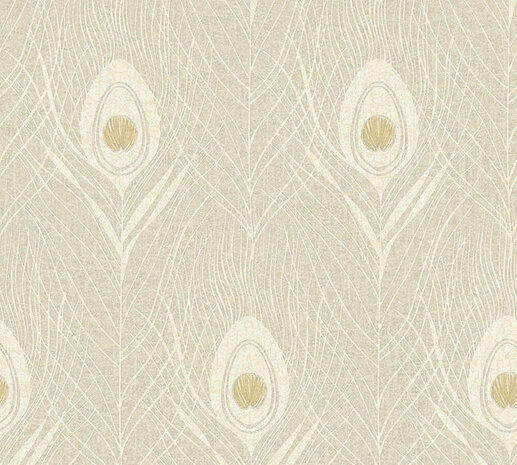 AS Creation Absolutely Chic 36971-7 | 369717 - Beige / Goud Behang