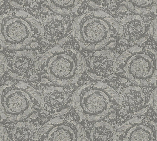 AS Creation Versace 3 93583-6 | 935836 - Zilver / Grijs Behang