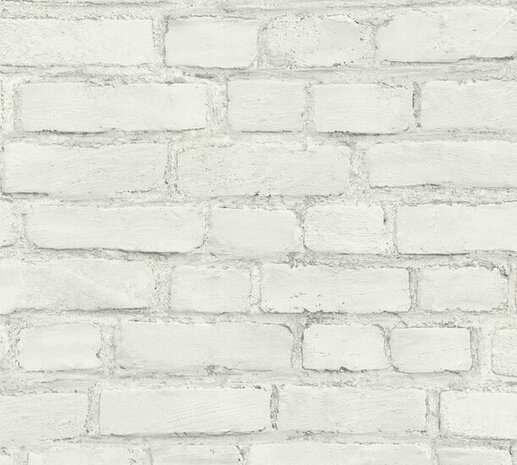AS Creation 111 Shades of White 37414-2 - 374142 - Wit / Grijs Behang