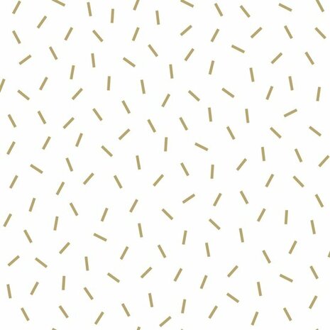 Esta Home Black & White 139127 - Wit - Goud Behang