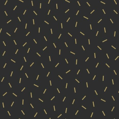 Esta Home Black & White 139128 - Zwart - Goud Behang