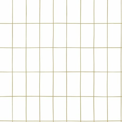 Esta Home Black & White 139131 - Wit - Goud Behang