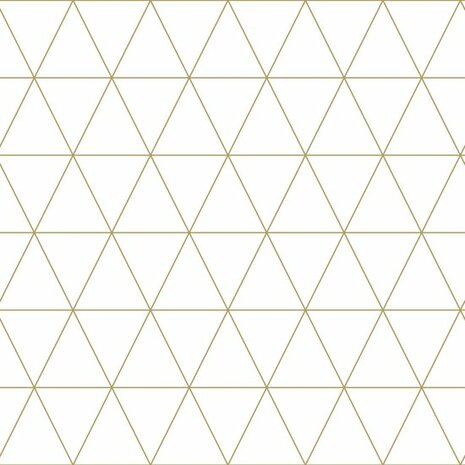 Esta Home Black & White 139147 - Wit - Goud Behang