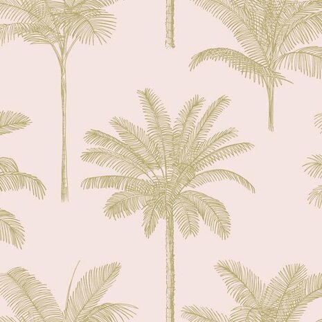 Esta Paradise 139164 - Roze - Goud Behang