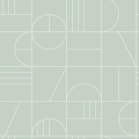 Esta Art Deco 139209 - Groen Behang