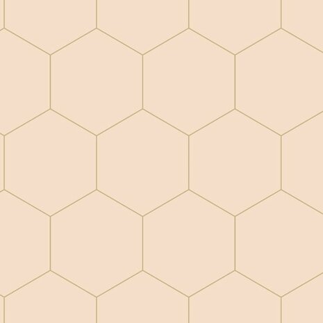 Esta Art Deco 139226 - Roze - Oranje Behang