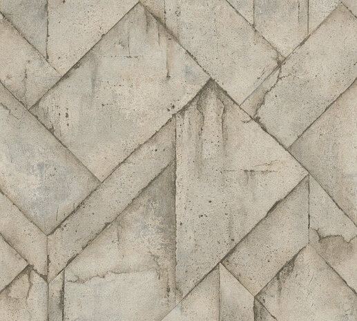 AS Creation Industrial 37741-4 - 377414 - Beige / Bruin Behang