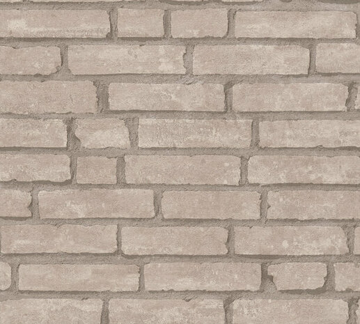 AS Creation Elements 37747-3 - 377473 Grijs / Beige Behang