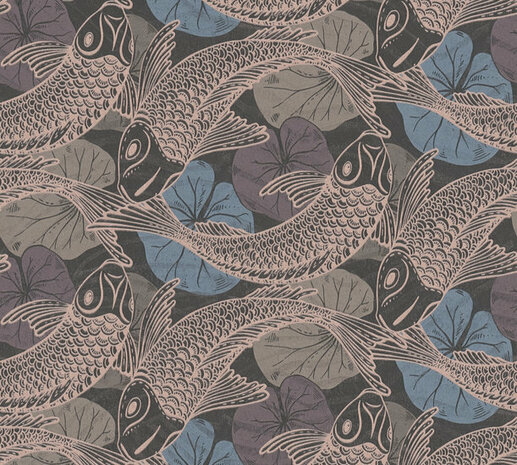 AS Creation Metropolitan Stories II Mio / Tokio 37859-4 - 378594 - Brons / Blauw Behang
