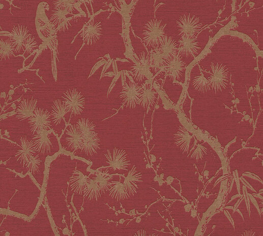AS Creation Metropolitan Stories II Mio / Tokio 37867-1 - 378671 - Rood / Goud Behang