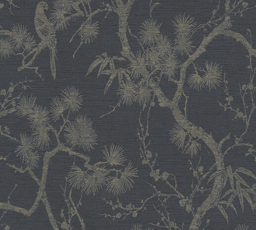 AS Creation Metropolitan Stories II Mio / Tokio 37867-2 - 378672 - Grijs / goud Behang