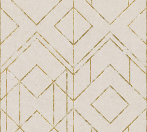 AS Creation Metropolitan Stories II Ava / New York 37869-3 - 378693 - Beige / Goud Behang