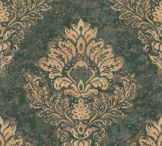 AS Creation Metropolitan Stories II Alena / St. Petersburg 37901-1 - 379011 - Groen / Goud Behang