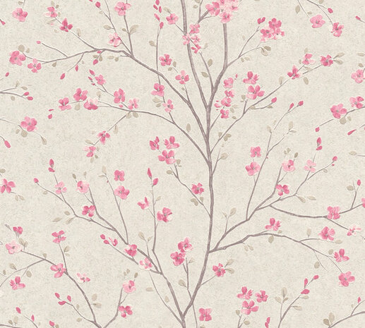 AS Creation Metropolitan Stories II Mio / Tokio 37912-1 - 379121 - Roze / Wit Behang