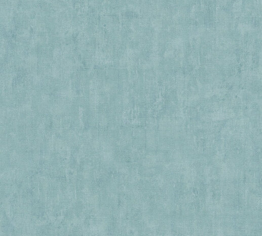 AS Creation Cuba 38024-3 / 380243 - Blauw/aqua groen Behang