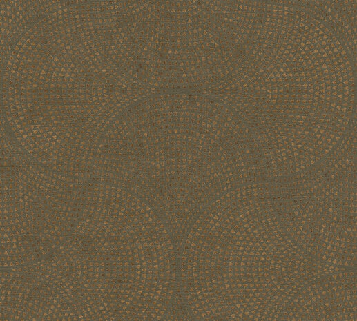 AS Creation Cuba 38027-3 - 380273 - Bruin / Metallic Behang