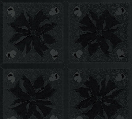 AS Creation Karl Lagerfeld Kaleidoscope 37845-3 / 378453 - Zwart Behang