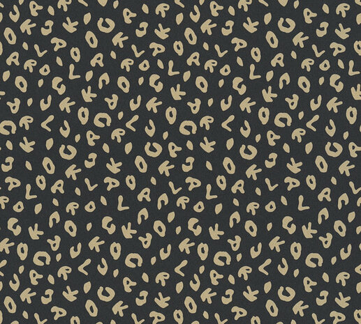 AS Creation Karl Lagerfeld Leopard 37856-4 - 378564 - Goud / Zwart Behang
