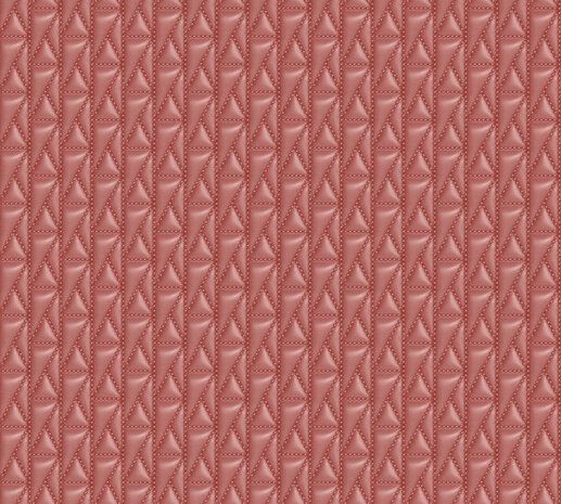 AS Creation Karl Lagerfeld Kuilted 37844-2 / 378442 - Rood Behang