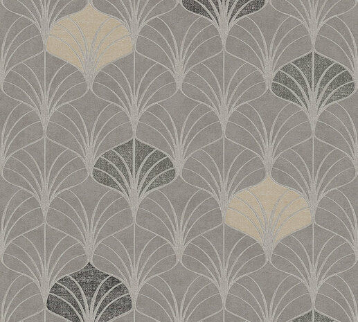 AS Creation Pop Style 37483-2 - 374832 - Grijs / Beige Behang