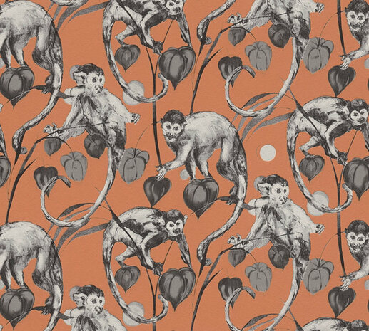 AS Creation Michalsky Living Change Is Good 37982-4 - 379824 - Oranje / Grijs Behang
