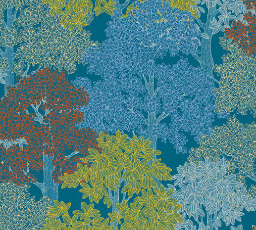 AS Creation AP Floral Impression 37753-1 - 377531 - Blauw / Geel Behang