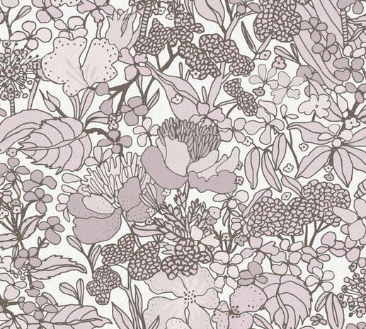 AS Creation AP Floral Impression 37756-5 - 377565 - Creme / Bruin Behang