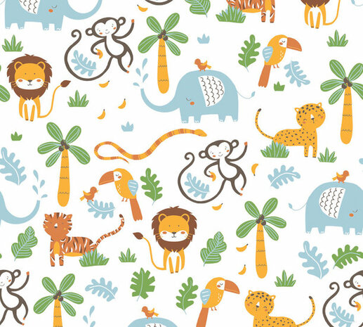 AS Creation Little Love 38115-2 - 381152 - Multicolour / Geel Behang