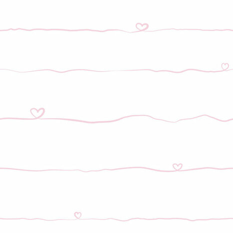 AS Creation Little Love 38140-2 - 381402 - Wit / Roze Behang