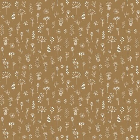 Esta Home Forest Friends Geel 139281 - Geel Behang
