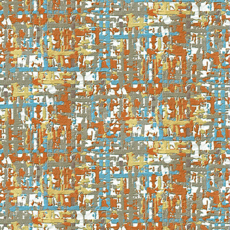 Dutch Wallcoverings Embellish fabric abstract multi DE120098 Behang