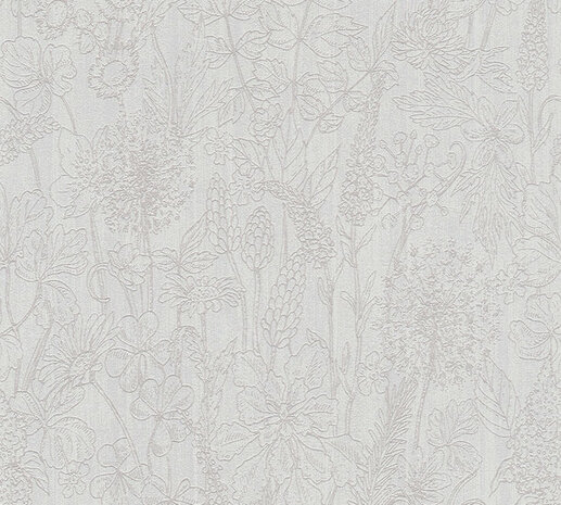 AS Creation Attractive 37834-1 - 378341 Grijs / Zilver Behang