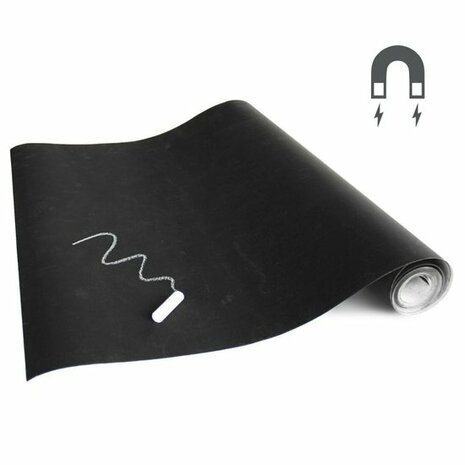 Esta Home Krijtbord Magneet Behang Zwart 155002 - Zwart Behang