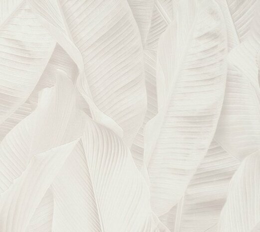 Montecolino Folium FO17821 Off-white Banana Leaves Behang