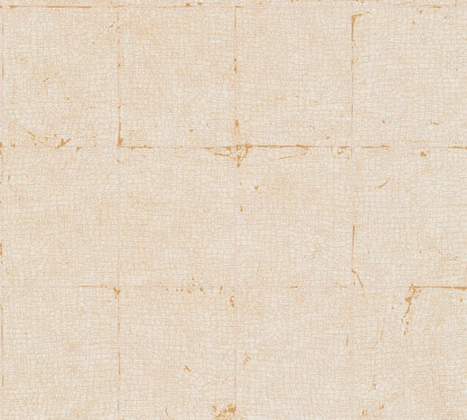 AS Creation Desert Lodge 38526-1 - 385261 Goud Geometrisch / Beige Behang