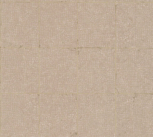 AS Creation Desert Lodge 38526-2 / 385262 Bruin Geometrisch Behang