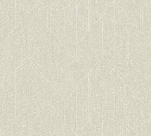 AS Creation Villa 37369-3 - 373693 Grijs Geometrisch / Wit Behang
