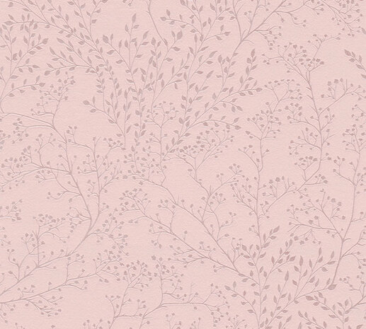 AS Creation Trendwall 2 - 38100-2 - 381002 Roze / Glanzend Behang