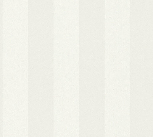 AS Creation Trendwall 2 - 38101-1 - 381011 Wit Streep / Grijs Behang