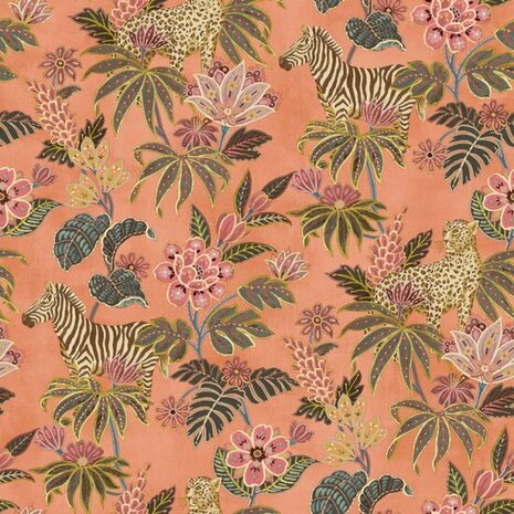 Noordwand Assorti 2024 18524 Roze - Oranje - Metallic Behang