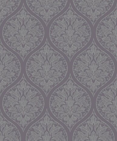 Noordwand Emporium 7008 Paars - Metallic Behang